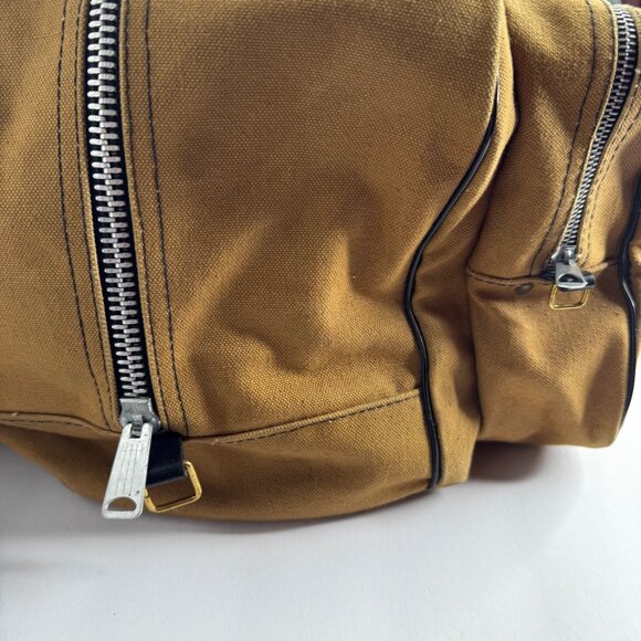 Vintage Kolpin Sportsmans Jet Bag Large Duffel in Tan Fawn Vacationcore Camping - Picture 6 of 12